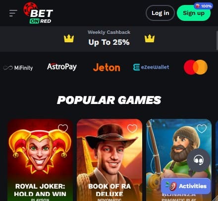 casino betonred